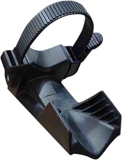 Fietswiel Stopper - Wielhouder Steun - Stabiliteit Fiets - Robuuste Lichtgewicht Constructie - 17x11x14cm - Zwart