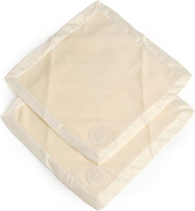 Prince Lionheart Silkies | Comforter | Zacht Plush & Satin Trim | Tactile Stimulatie | Net Geboren, Baby & Kleuter | Wasbaar - Créme