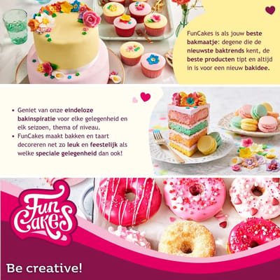 FunCakes Taartdoos met Venster - Gebaksdoos Karton - Quotes - Groen/Roze - 2 Stuks - 32x32x11,5 cm