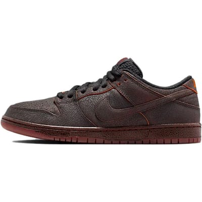 Nike Dunk Low SB Krampus Unisex Sneakers Grijs Donkerrookgrijs Vuuroranje HV1668-001 44 black