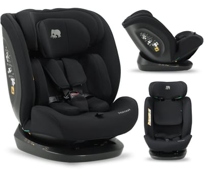 Deryan Clyde I-Size Autostoel - 40 tot 150 cm - Groep 0+/1/2/3 - Zwart