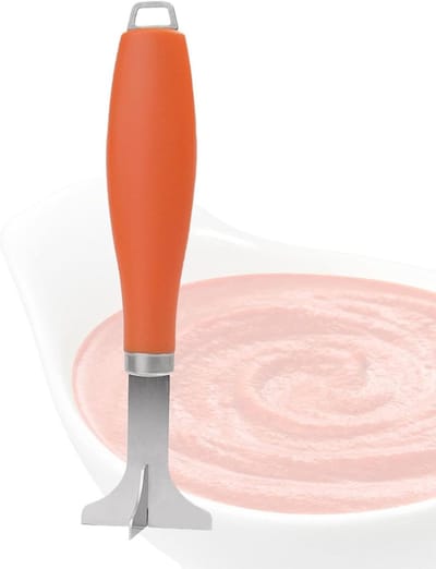 Vlees Hakker - Voedselhakker - Keuken Hulp - Roestvrij Staal - 21 x 6 x 3 cm - Zilver