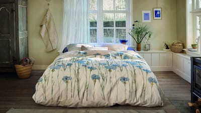 Ariadne at Home Cornflower dekbedovertrek - Eenpersoons - 140 x 200/220 cm - Zand