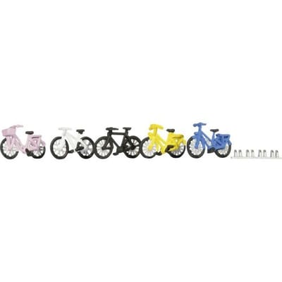 NOCH 0015895 H0 Fietsen figuren Kant-en-klaar model, Kunststof model, Handbeschilderd, Staand