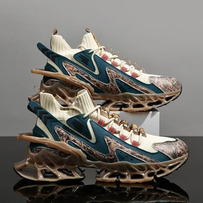 Heren Hardloopschoenen Blade Antislip Mode Sneakers Ademend Mesh Zachte Zool Casual Atletische Wandelschoenen 45