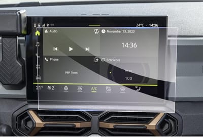 Navigatiefilm voor Dacia Duster III 2024-2025, 10.1 Inch Tempered Glass, Schokbestendig en Krasbestendig, Perfecte Bescherming voor Touchscreen