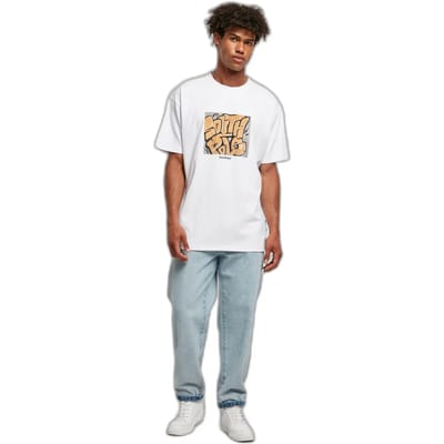 Southpole - Spray Logo Denim Broek rechte pijpen - Taille, 30 inch - Blauw