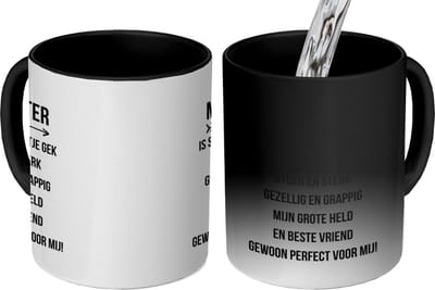 Magic Mok - 275 ML - Koffiebeker geschenk - Mokken - Koffiemok - Koffietassen - Koffietas - Quote - Spreuken - Pijl - Theemok - Theemokken groot - Thee tas - Wil jij mijn peter zijn - Meter en Peter vragen - Peetoom cadeau - Metekind - Petekind