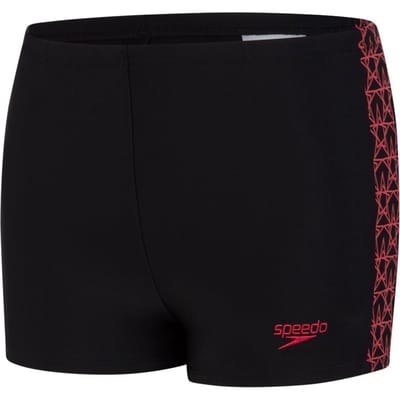 Speedo Maat 152  Junior Boomstar Splice Aquashort Sportzwembroek Jongens - Back/Red