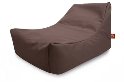 Whoober loungestoel zitzak Bali outdoor taupe - Wasbaar - Voor binnen en buiten