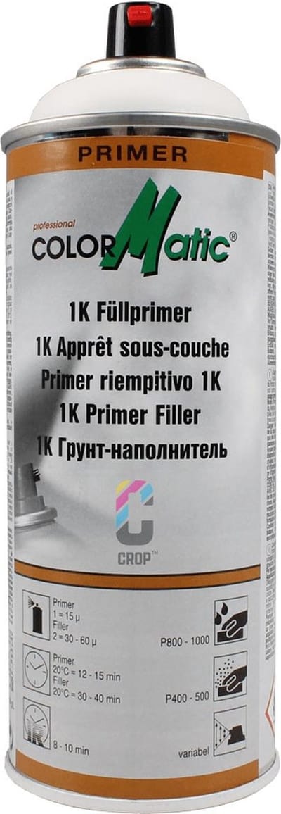 Colormatic 1K Primer Filler in Spuitbus WIT (HG1)