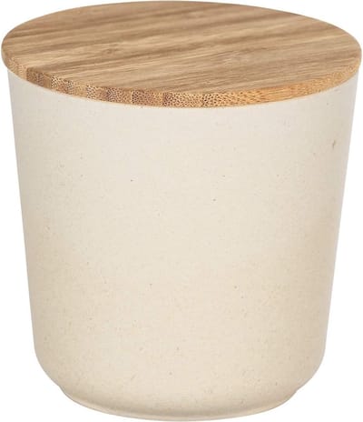 Wenko Opbergpot Bondy 500 Ml Keramiek/bamboe Crème