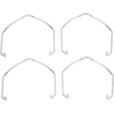 4 pièces Clip de retenue de durite turbo d'intercooler 1J0145769H Remplacement pour Mercedes-Benz Classe C Classe E white