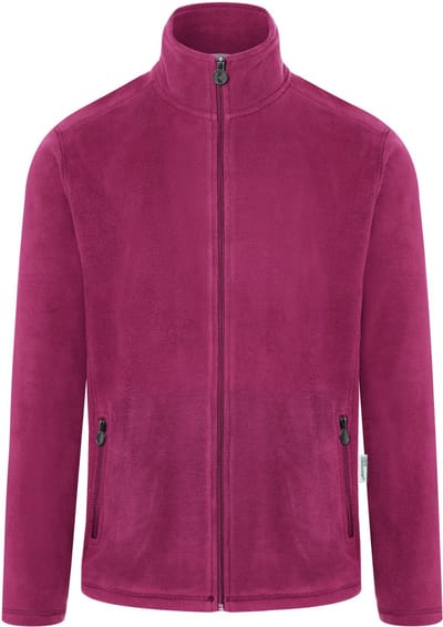 Karlowsky Men´s Workwear Fleece Jacket Warm-Up KY153 - Fuchsia (ca. Pantone 689C) - S