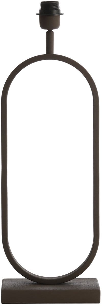Light & Living Tafellamp Jamiri - Bruin - 20x13x55cm - Modern - Woonkamer - Slaapkamer