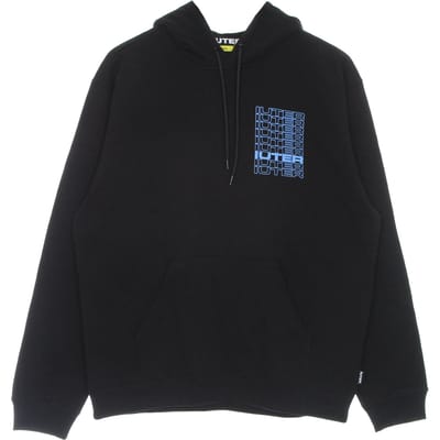 Lichtgewicht sweatshirt met capuchon voor heren Spine Hoodie Zwart