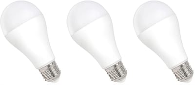 Spectrum LED Lamp E27 15W - 230V - 1600 Lumen - 6000K Koud wit - Helder daglicht - Energiezuinig - 3 stuks