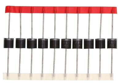Rectificatie Diode - Snelle Herstel Diode - Elektronische Circuits - Axiale Component - 6 Amp 1000V