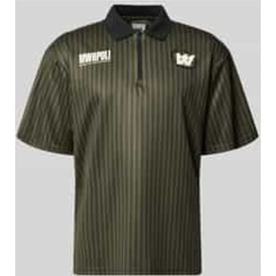 regular fit poloshirt met labelprint model 'Lama'
