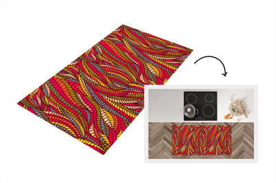 Keukenloper - Loper keuken - Bladeren - Natuur - Patronen - 120x60 cm - Keukenloper vinyl