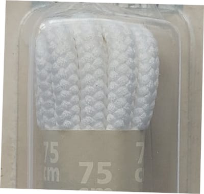 Tana Sport Veter - Wit - Rond - Koord Veters - Lengte 75 cm - Dikte 4 mm - Schoenveter