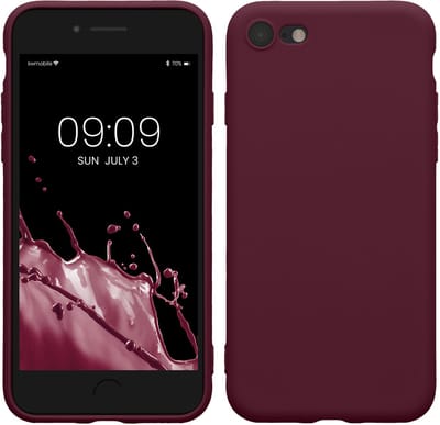 kwmobile telefoonhoesje geschikt voor Apple iPhone SE (2022) / SE (2020) / 8 / 7 - Hoesje voor smartphone - Precisie camera uitsnede - In magenta-lila