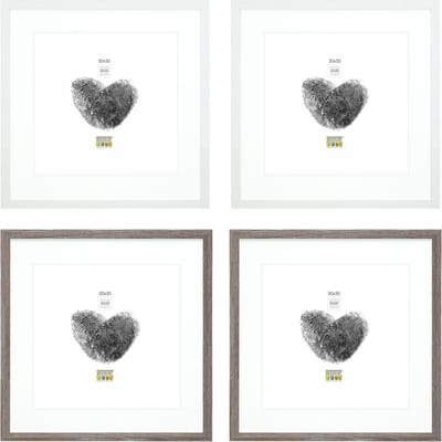 Deknudt Frames fotowand S66KMP 13 - 4 fotokaders - foto 20x20/30x30 cm