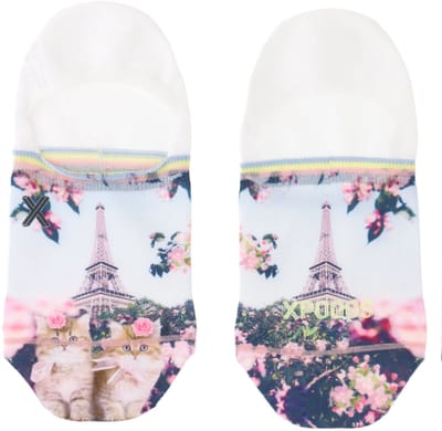 XPOOOS - Sisters Dames Invisible Sneakersokken - 1-Pack - Maat One Size