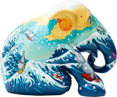 Elephant parade Morning Tide 30 cm Handgemaakt Olifantenstandbeeld
