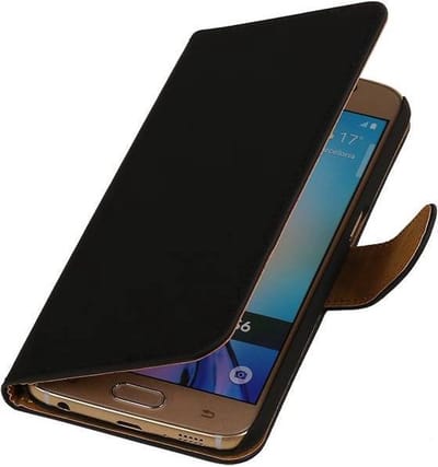 Samsung Galaxy Grand Max - Zwart Booktype Hoesje - Book Case Wallet Cover Hoes