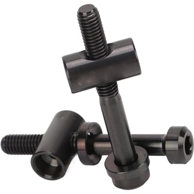 2 PCS RISK M5 X 40mm Vis de Tige de Selle de Vélo Vis de Fixation de Tige de Selle Pièces de Rechange DIY pour Vélo Black black