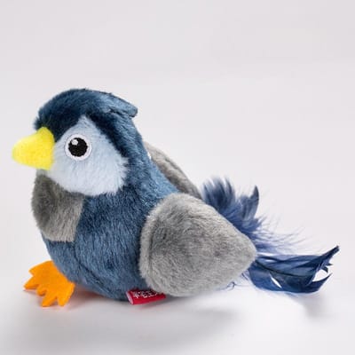 Jouet sonore pour animal de compagnie pour chat soulage l'ennui et le plaisir personnel Artefact Bâton de chat drôle Jouet en peluche pour chat Oiseau gazouillant 8*12*8.5cm