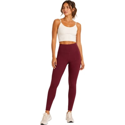 Puma Trainingsleggings met strakke pasvorm voor dames (Aubergine)