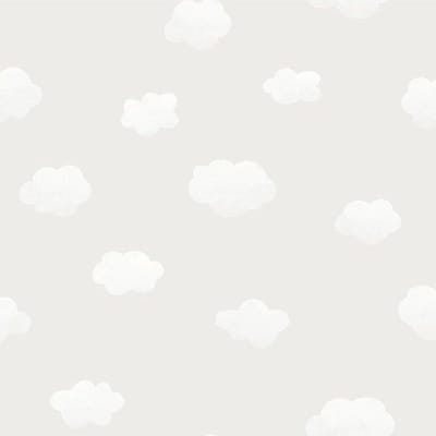 Dutch Wallcoverings - Over The Rainbow- Cloudy Sky Grey