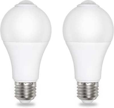 Dimbare E27 Bewegingssensor LED Lampen 12W Koel Wit 6000K - Auto Aan/Uit