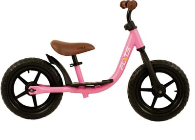 2Cycle Loopfiets - Balance Bike - Jongens en Meisjes - Loopfiets 2 Jaar - Buitenspeelgoed - Mat-Roze