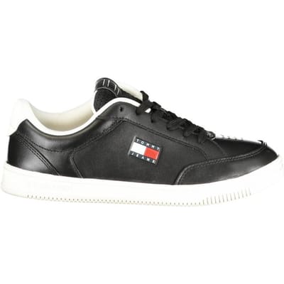 Tommy Hilfiger Zwarte Polyurethaan Heren Sneaker