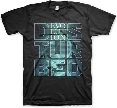 Disturbed - Evolution Heren T-shirt - S - Zwart