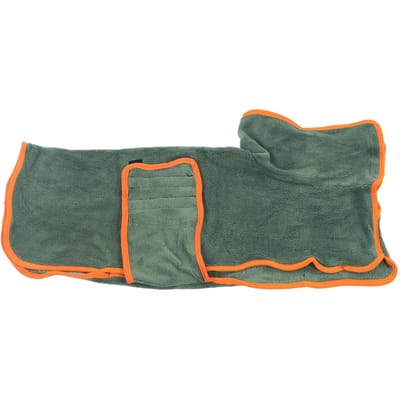 Honden Droogbadjas Sneldrogend Waterabsorptie Warmhouden Huisdier Badjas voor Puppy Grote Honden Groen M M groen