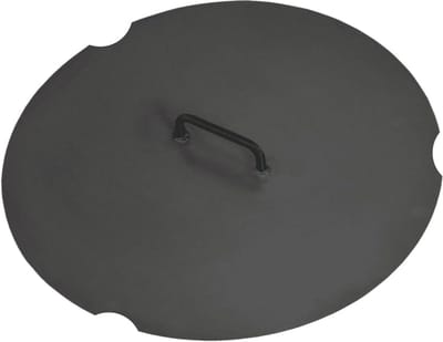 Deksel Vuursschaal - Afdekking Kom - Terras Beschermen - Handgemaakt Kwaliteit - 62 cm Diameter - Staal