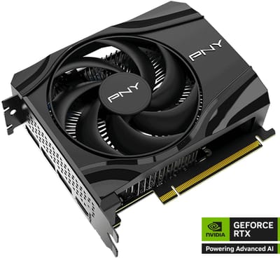 PNY NVIDIA GeForce RTX 5060 Single Fan - Videokaart - 8GB - GDDR7 - PCIe 5.0 - 1x HDMI 2.1b - 3x DisplayPort 2.1a
