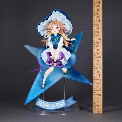 NIEUW Touhou Project Model Kirisame Marisa 27cm Anime Meisje PVC Actiefiguur Speelgoed GK Game Beeldje Volwassen Verzameling Model Poppetje Cadeau No Retail Box beige