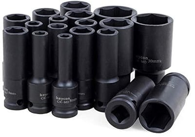 Dailygoods- Douille 21 mm - Hoge Kwaliteit - Zeshoek Ontwerp - Slagvast - Roestbestendig - Duurzaam Staal - Moersleutel