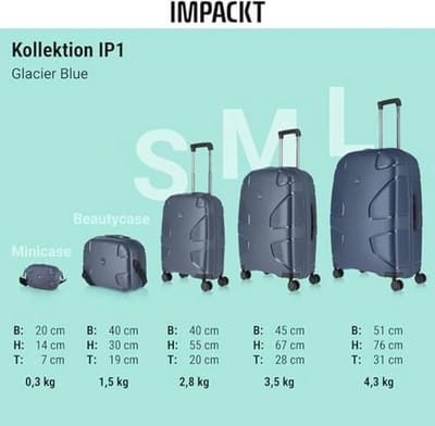 Duurzame cosmeticakoffer en handbagage van gerecycled materiaal - 40 cm, 1,5 kg, 22 liter