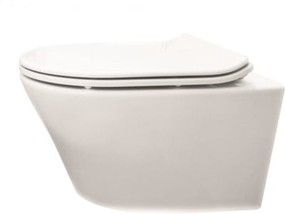 Sanifun Rimless hangtoilet Tomeka 520 wit combi