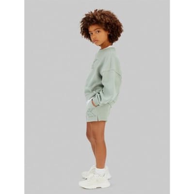 Calvin Klein Ck Logo Gebreide Shorts - Fashion Wear - Kinderen