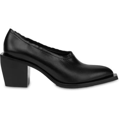 Moschino Shootie Cuban Heel Black Maat: 35 | Pumps Outlet | Dames | Zwart