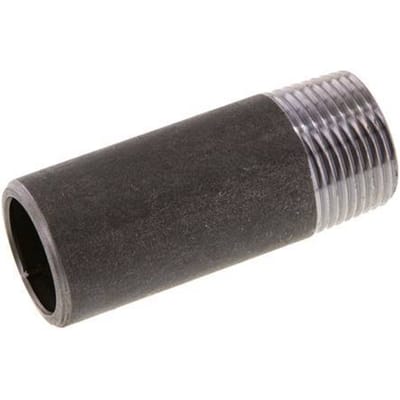 R 1'' Buitendraad x 33.7mm Stalen Pijpnippel met Las uiteinde 50 Bar DIN 2982 - 80mm [2 Stuks]