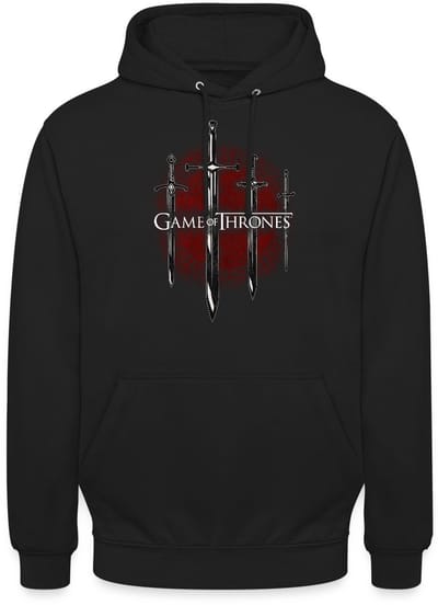 Game Of Thrones Zwaarden van de Huizen Hoodie Unisex