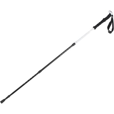 Bâton de Marche d'Extérieur avec Poignée Ergonomique Dragonnes Sectionnable Anti-Choc Rétractable Bâton de Randonnée pour la Randonnée